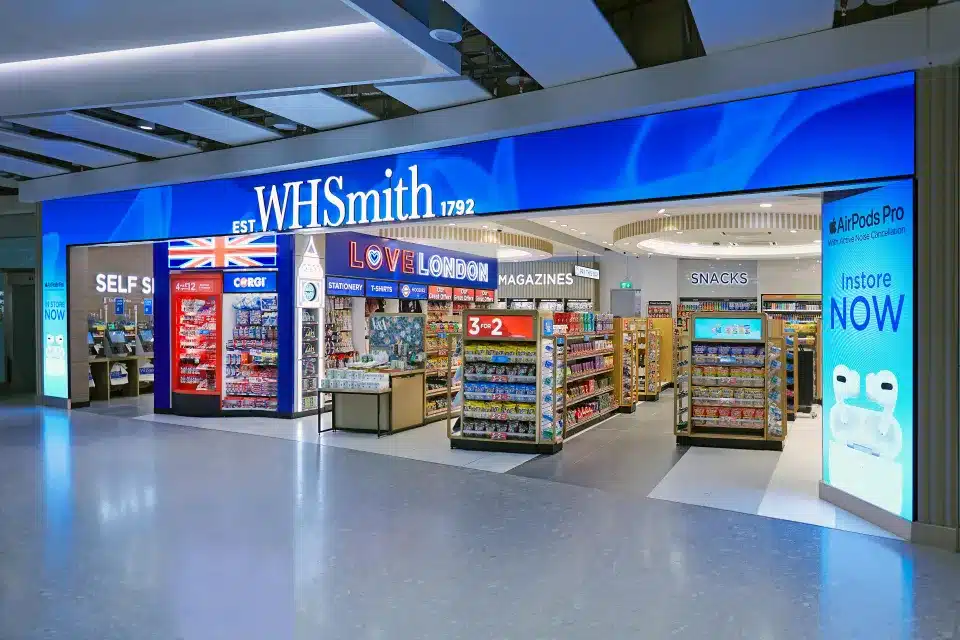 Wh Smith store front